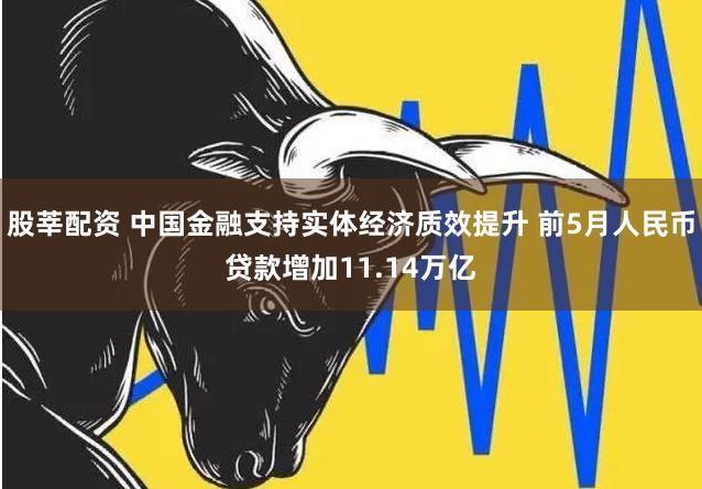 股莘配资 中国金融支持实体经济质效提升 前5月人民币贷款增加11.14万亿