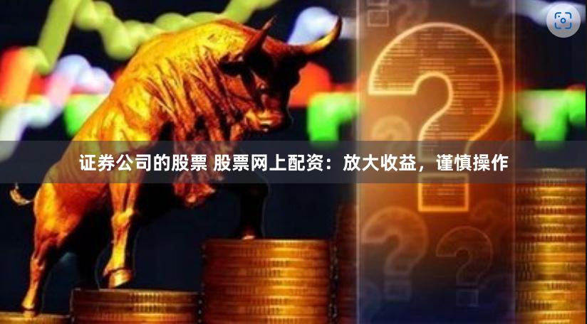 证券公司的股票 股票网上配资：放大收益，谨慎操作